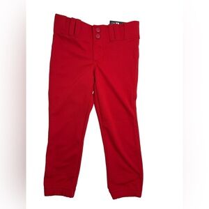 Champro Tournament Fastpitch Girls Softball Pant Red Size Small S NWT